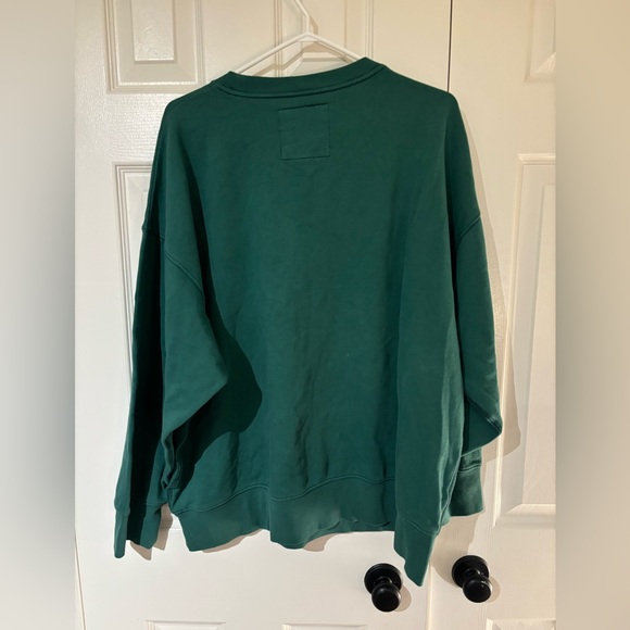 Green distressed American eagle crewneck - Picture 4 of 5